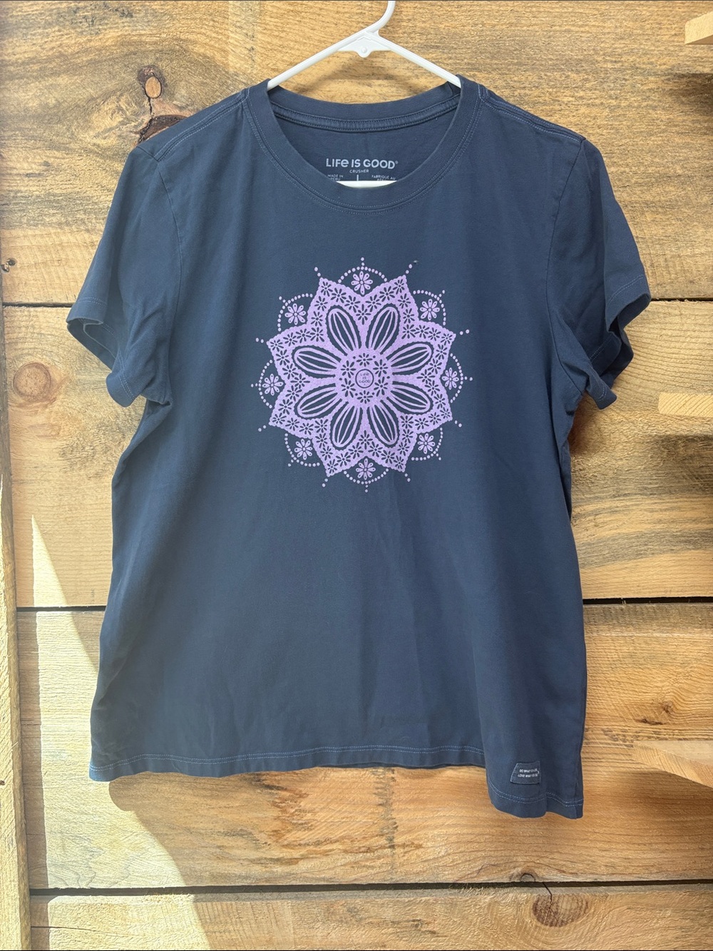 Life Is Good Mandala Crusher Tee